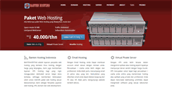 Desktop Screenshot of bantenhosting.com